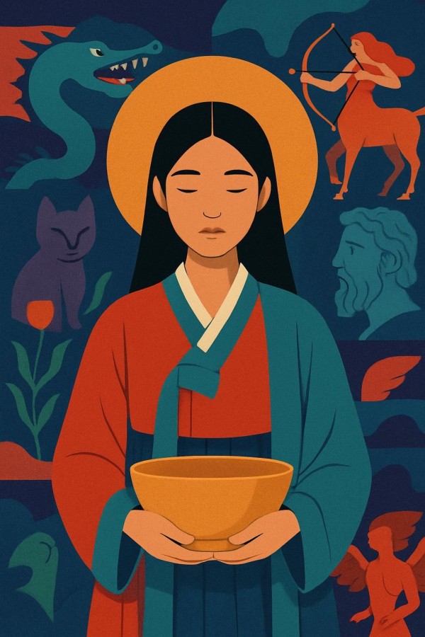 바리데기 일러스트