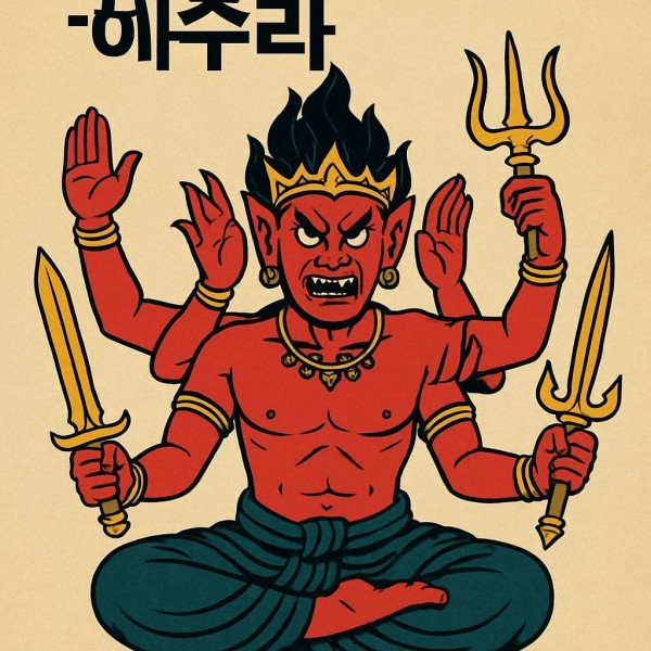 아수라 일러스트